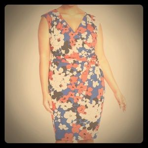 Faux Wrap Adrianna Papell Sheath Dress Nordstrom